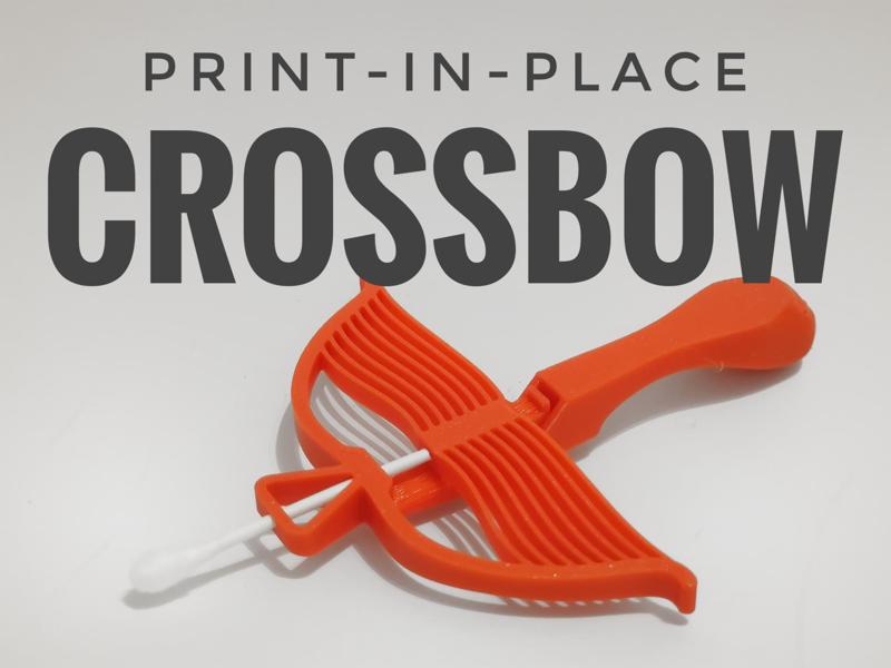 Print-in-Place Crossbow – One-Handed Mini Shooter