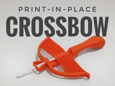 Print-in-Place Crossbow – One-Handed Mini Shooter