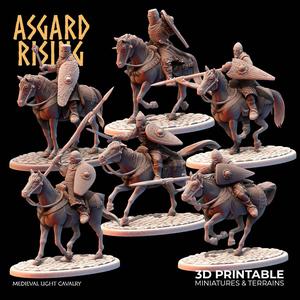 MEDIEVAL: Medieval Light Cavalry /Modular/ /Pre-supported/