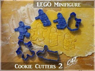 Lego Minifigure Cookie Cutters Set 2