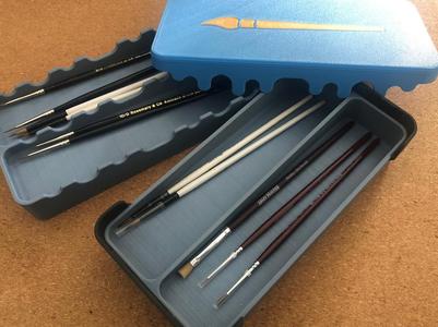 Paint Brush Storage Box