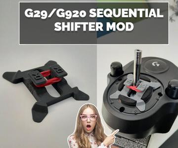 G29/G920 SHIFTER CONVERSION STL