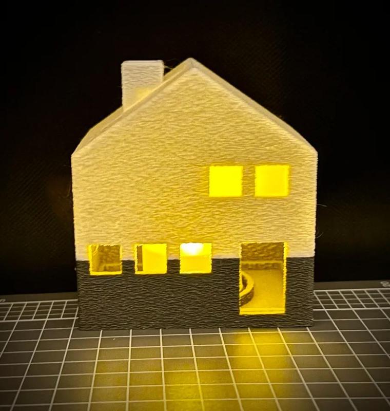 Tealight Candle House   