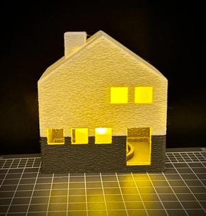Tealight Candle House   