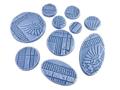 33-Piece Round Base Set with Magnet Slots : Imperial Mural