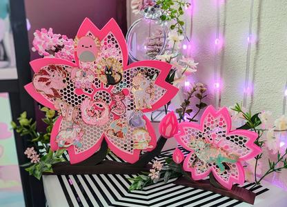 Cherry Blossom Pin Board | Sakura Enamel Pin Display Board