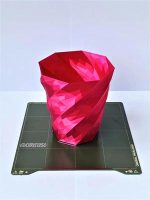 Vase Low Poly Abstract Design