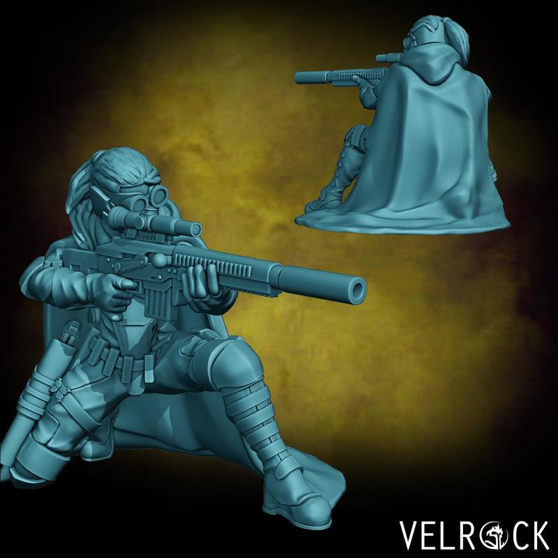 Tempest Guardsman Sniper 1 (Female) (PRESUPPORTED)
