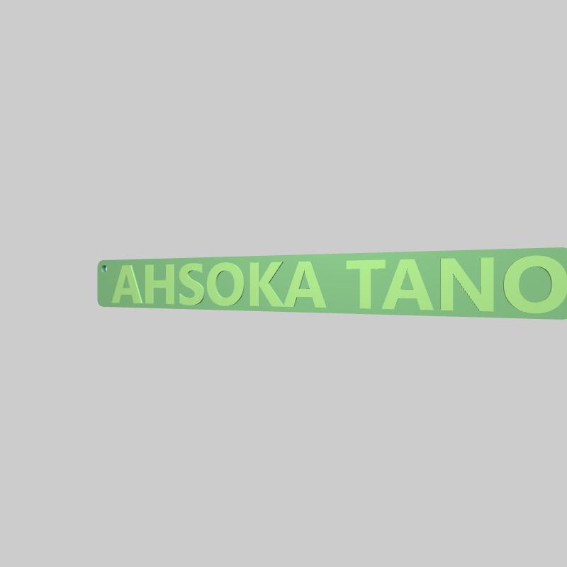 AHSOKA TANO STARWARS KEYCHAIN