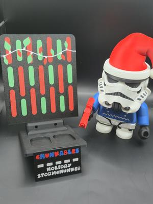 Holiday Stormchunker Multicolor Nameplates and Backer