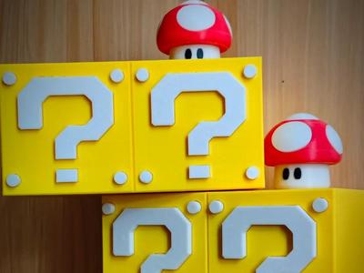 Wall-mounted Tissue Box (Mario Theme)