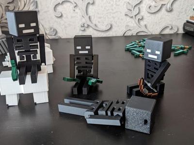 Minecraft Wither Skeleton Articulated