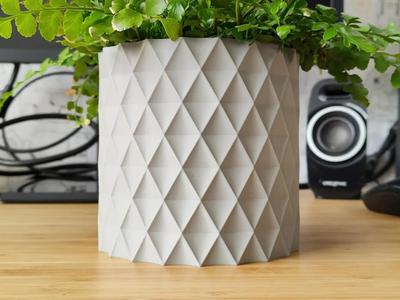 Inverted quilted Pot and Planter for House Plants – Vase mode