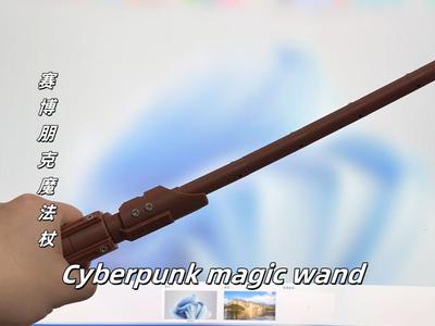 Cyberpunk magic wand