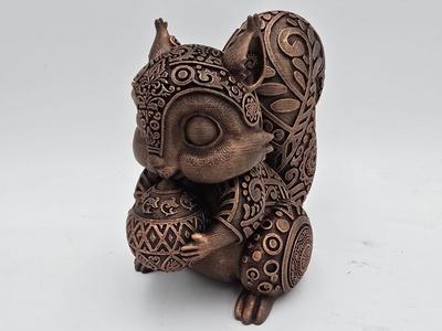 SQUIRREL ORNAMENTAL FIGURINE