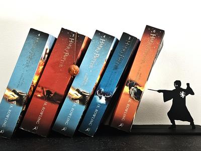 Tilted Bookend : Harry Potter fan art inspiration