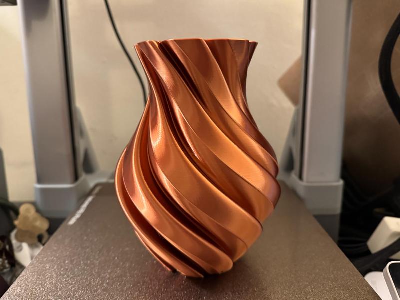 "Mycenae" Contemporary Spiral Vase