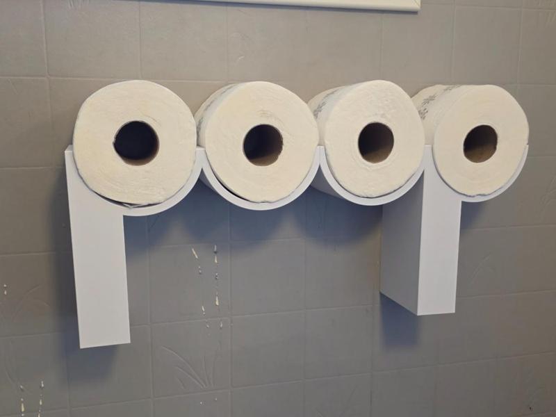 POOP toilet paper holder