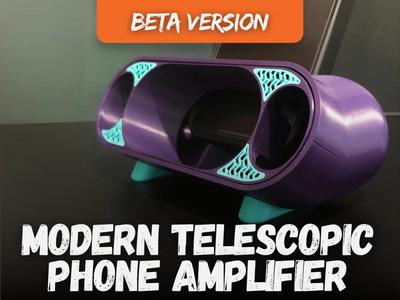 Modern Telescopic Phone Amplifier: Stylish Sound Enhancement