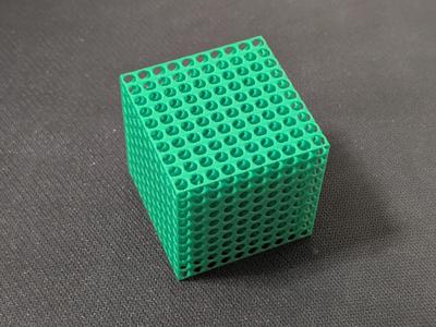Infinity Grid Cube – Optical Illusion Cube Series