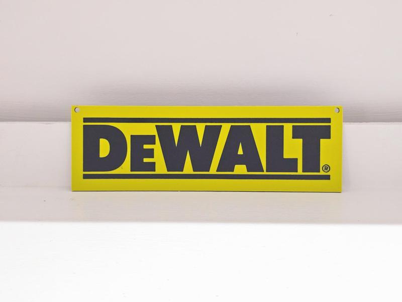 DeWalt Workshop Wall Sign