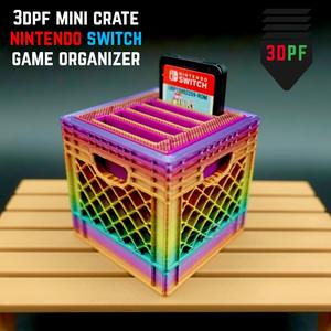 Nintendo Switch Game Holder (50% Scale Mini Crate)