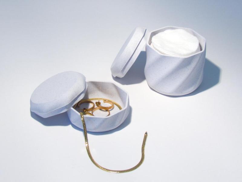 Jewelry Cotton Octagonal Storage Boxes Containers