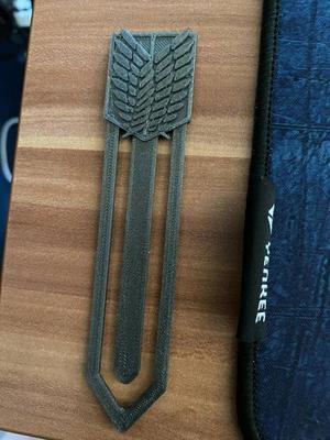 Shingeki no Kyojin bookmark   