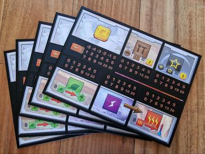 Terraforming Mars Player Card Frame - Slim Light