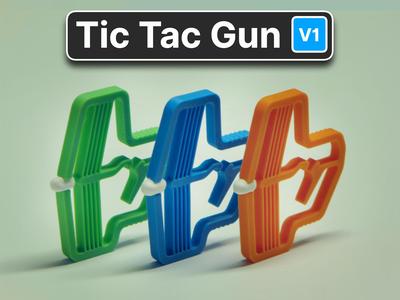 Tic Tac Gun (Compliant mechanism)