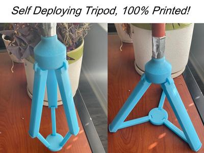 Self Deploying Tripod (100% Printed)