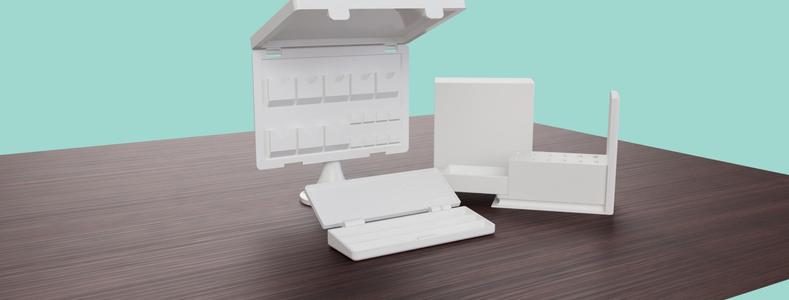 Mini Computer Storage (SD cards and USB Flash drive organizer)