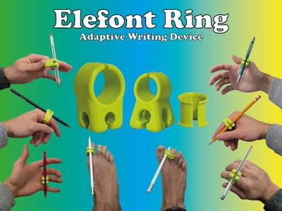 Elefont ring - Adaptive Writing Device   