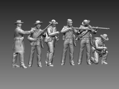 Soldiers Confederate us civil war