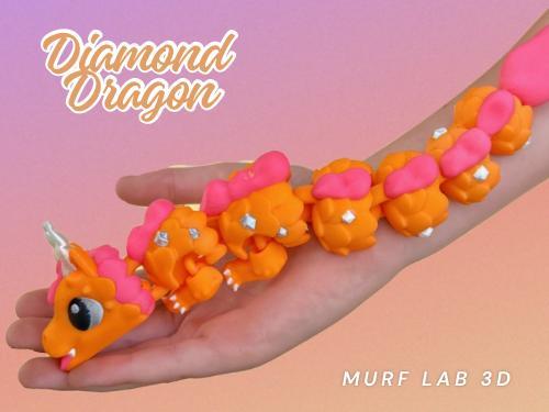Cute Diamond Dragon Flexi
