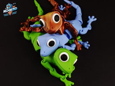 Articulated Flexi Lizard Model