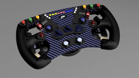 270mm F1 Steering Wheel with Screen (Galaxy Watch 7 44mm)