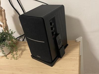 Angled Speaker Stand & Remote Holder for R1280T/DB