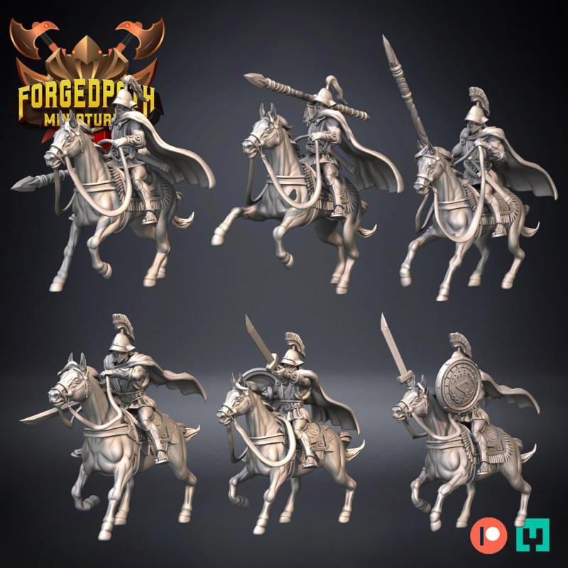 Greek Cavalry Warriors – Spear and Sword