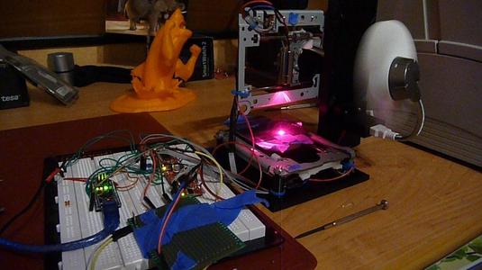 3DPILE – a 40$ DIY Laser Engraver