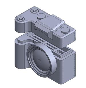 DSLR Camera themed SD and USB Storage Holder