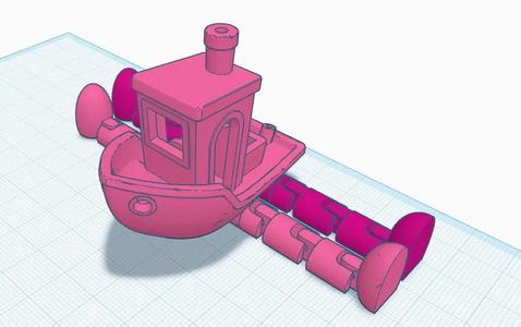 Articulated Benchy 4 legs