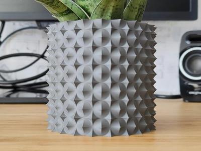 Rose Thorns Plant Pot and Planter – Vase Mode Design