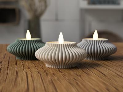 LED Tealight Candle Holder