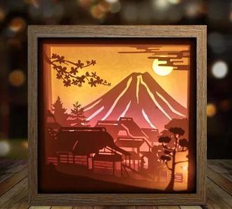 Fuji Moutain Japan light box