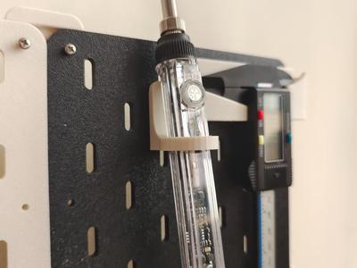 IKEA pegboard T12 soldering iron holder
