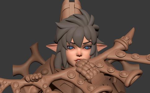 Space elves anime heads pack 2