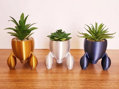 RetroRocket Planter