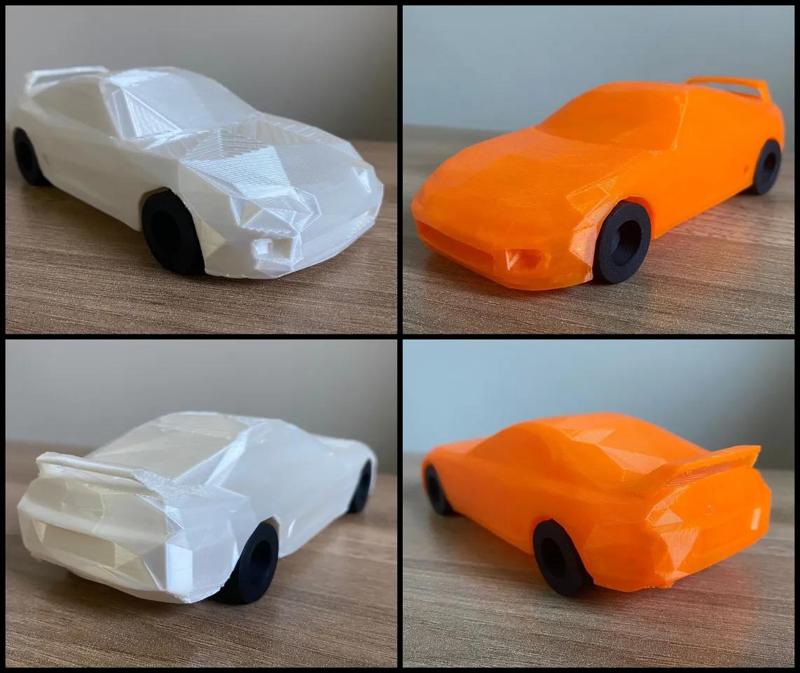 Low-poly Toyota Supra