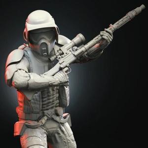 Scout Trooper STL files for 3D Printing | Assembly Model
